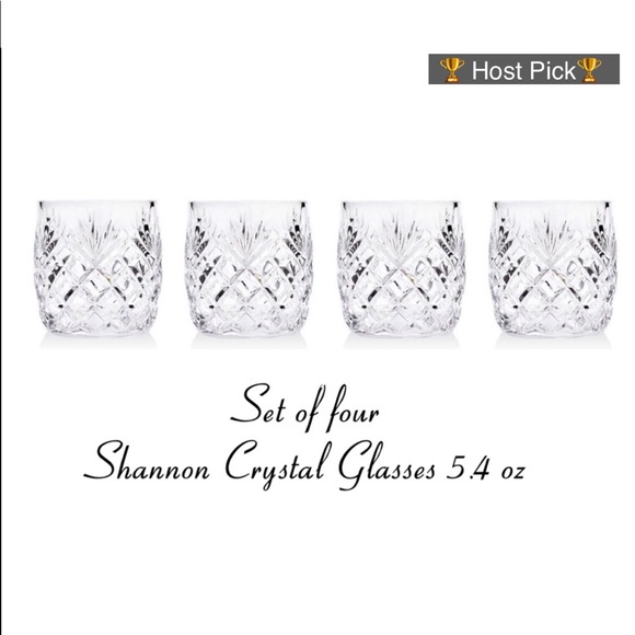 Godinger Other - 🐠Berkshire set of 4 crystal old fashion glasses